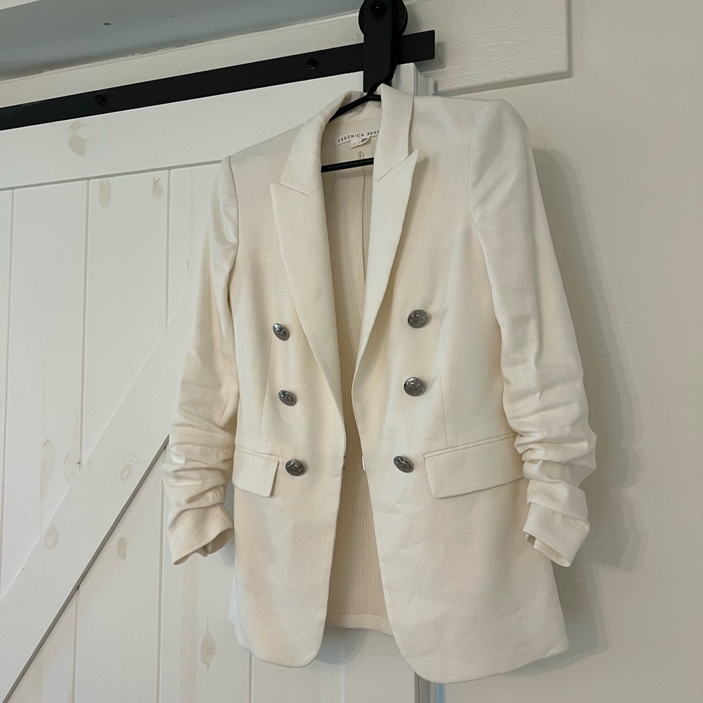 Veronica Beard linen blazer